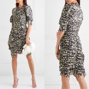 Preen by Thornton Bregazzi Estella Printed Jacquard Mini Dress Size Medium